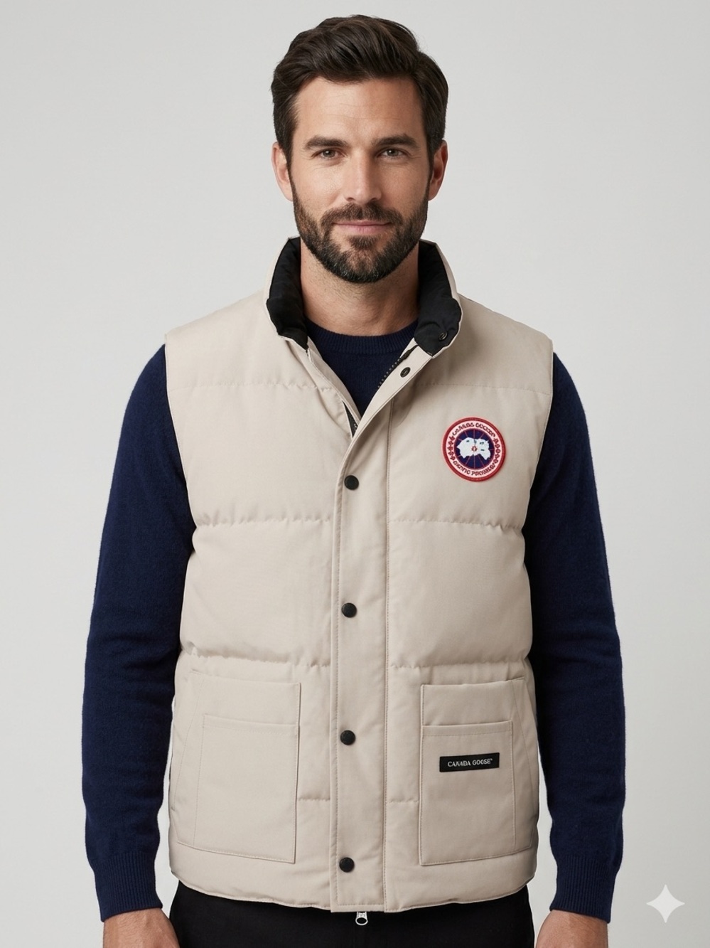 Canada Goose Freestyle Crew Vest Limestone Beige -Medium